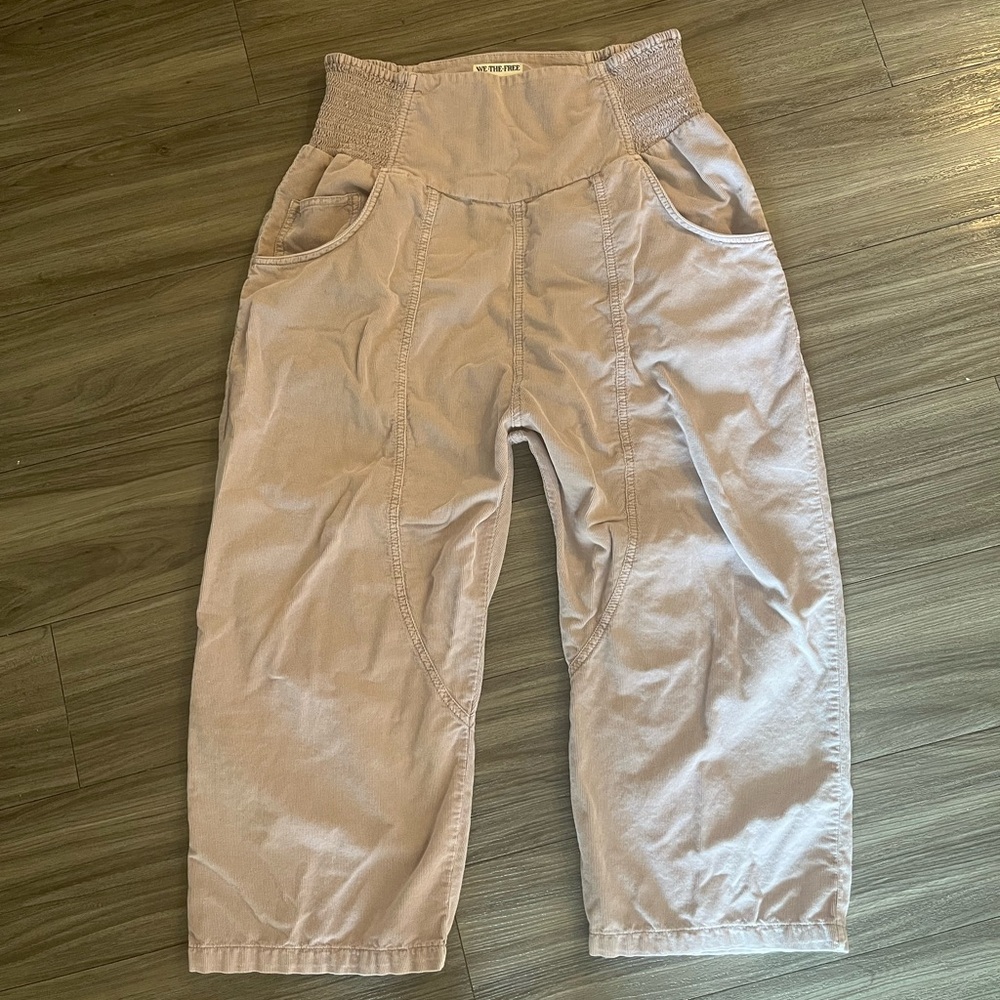 We The Free Lunan Crop Harem Cord Jeans